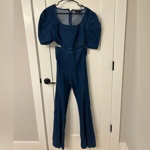 Jealous Tomato Indigo Jumpsuit